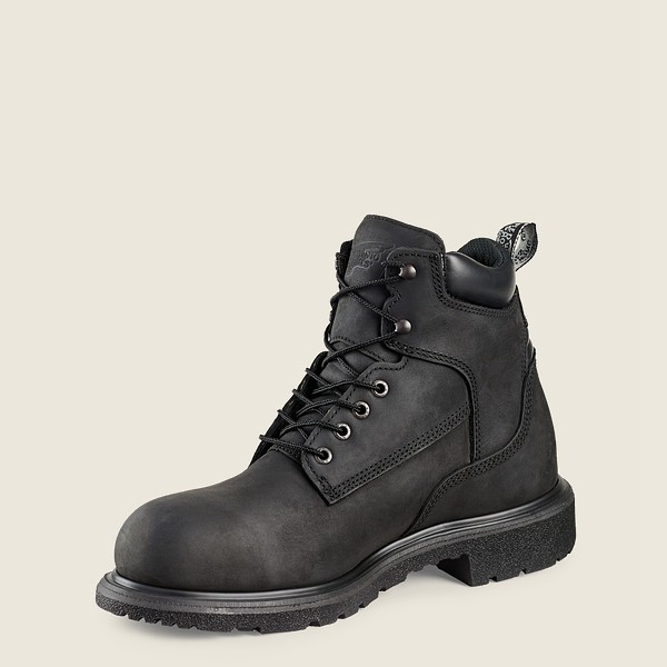 Red Wing Safety Boots Mens Black - Dynaforce® - 6-inch Waterproof Toe - 8107694-IZ